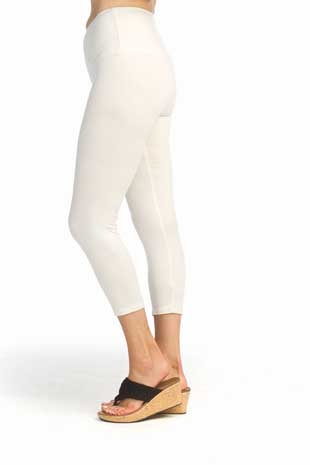PP-14810 - STRETCH BAMBOO CROPPED LEGGINGS - Colors: AS SHOWN - Available Sizes:XS-XXL - Catalog Page:87 